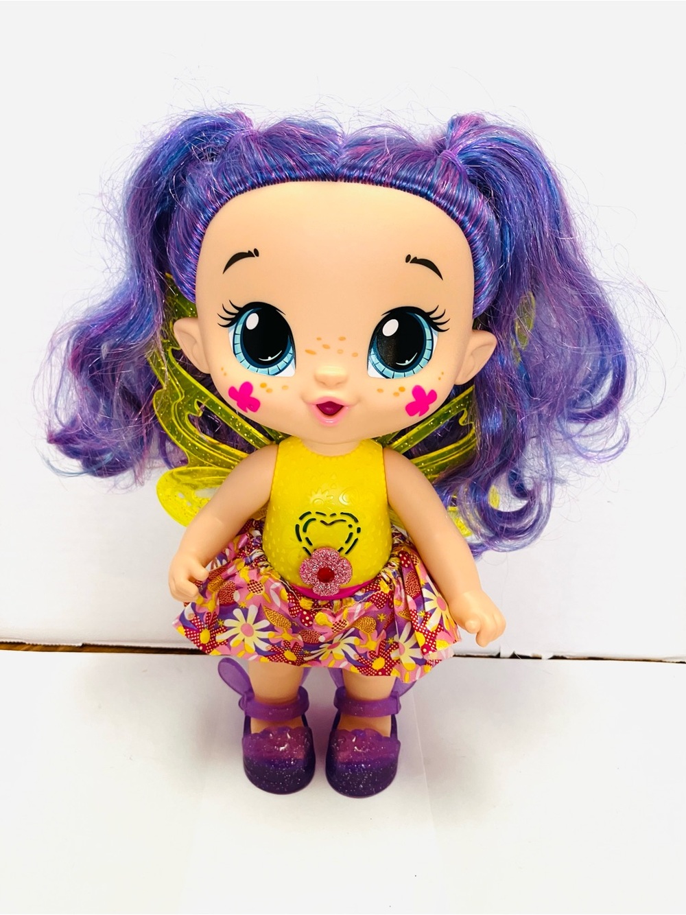 Baby Alive Glo Pixies Sienna Sparkle Doll 10.5in Works No Accessories Hasbro